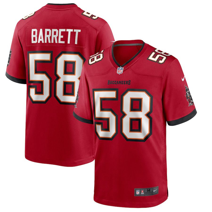 Men Tampa Bay Buccaneers #58 Shaquil Barrett Nike Red Game NFL Jersey->tampa bay buccaneers->NFL Jersey
